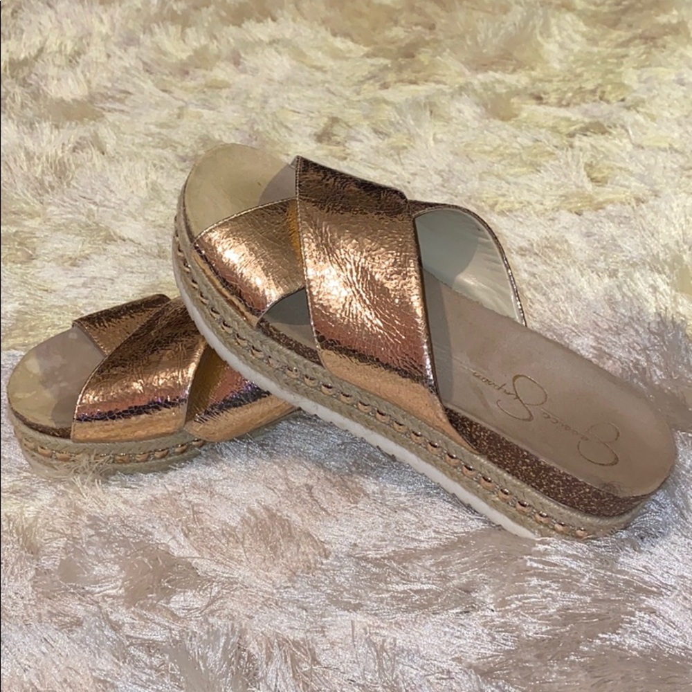 Jessica Simpson platform sandals